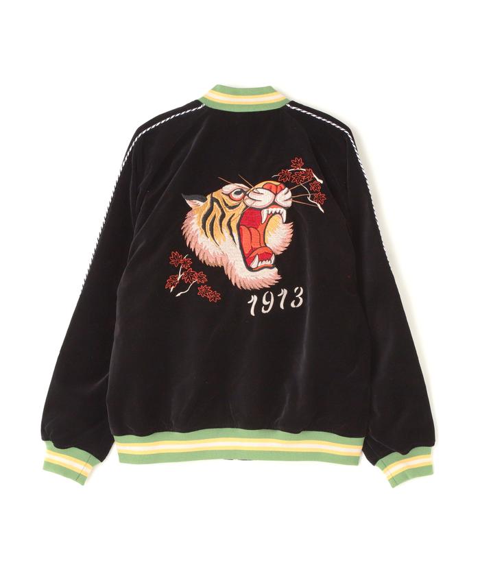 SOUVENIR JACKET/スーベニアスカジャン 顔虎(506777261 SOUVENIR JACKET/スーベニアスカジャン 顔虎(506777261