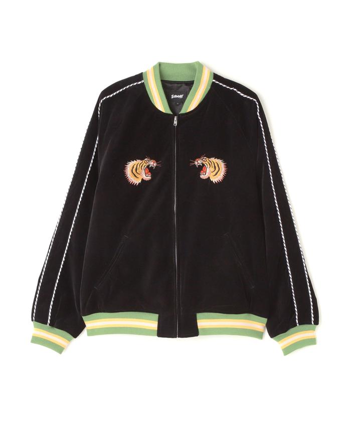 SOUVENIR JACKET/スーベニアスカジャン 顔虎(506777261 SOUVENIR JACKET/スーベニアスカジャン 顔虎(506777261