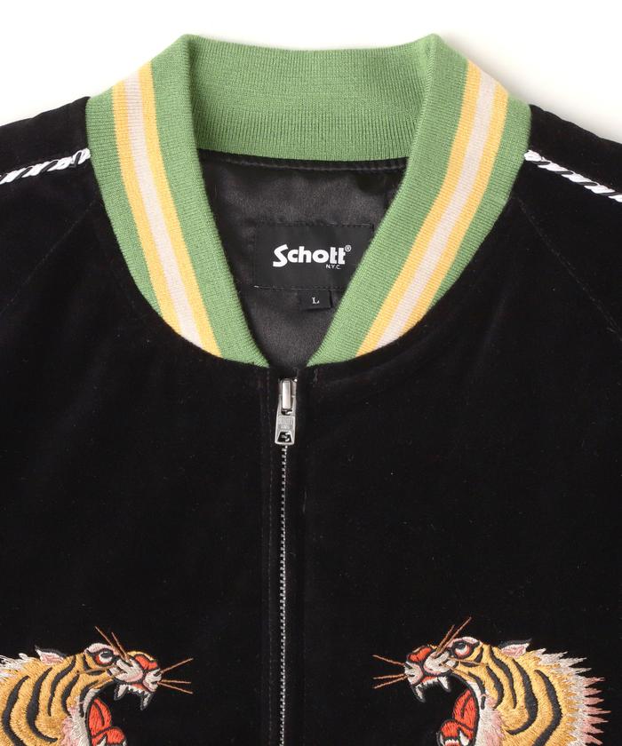SOUVENIR JACKET/スーベニアスカジャン 顔虎(506777261 SOUVENIR JACKET/スーベニアスカジャン 顔虎(506777261