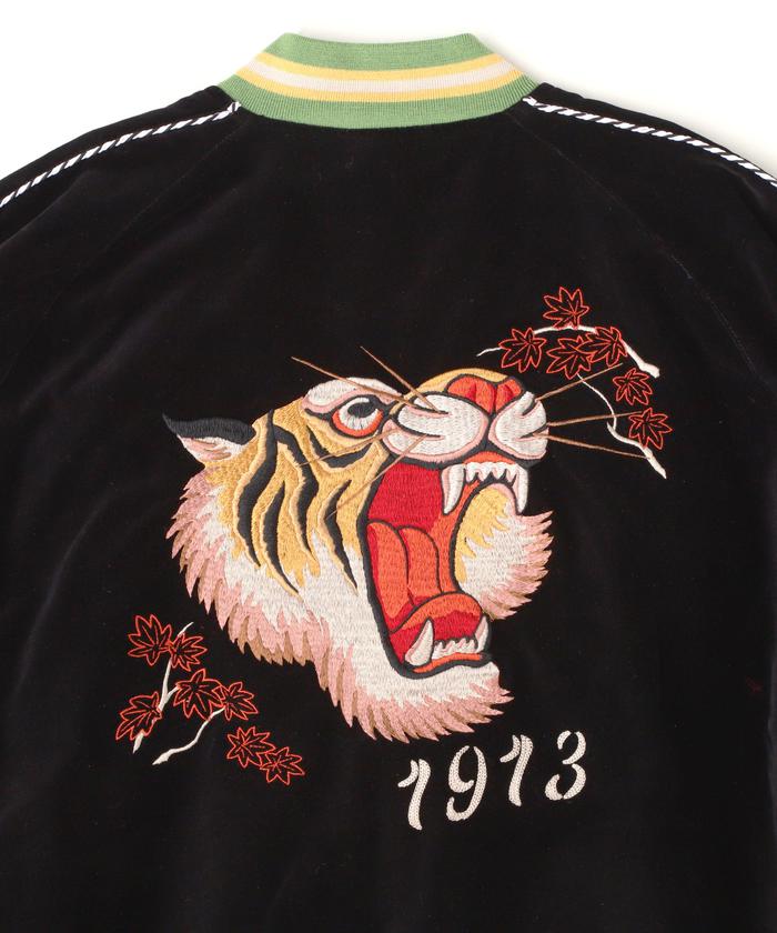 SOUVENIR JACKET/スーベニアスカジャン 顔虎(506777261 SOUVENIR JACKET/スーベニアスカジャン 顔虎(506777261