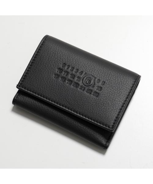 セール】MM6 三つ折り財布 SA5UI0009 P4344 レザー(506779432