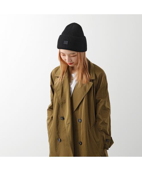 Acne Studios ニット帽 C40270 スモールFaceロゴ ビーニー Acne Studios ニット帽 C40270 スモールFaceロゴ ビーニー