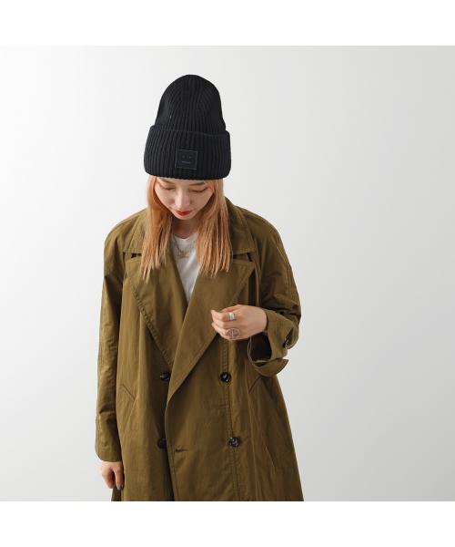 Acne Studios ニット帽 C40135 リブ ビーニー(506780637