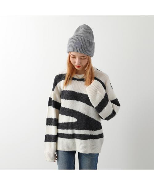 Acne Studios ニット帽 C40135 リブ ビーニー(506780637