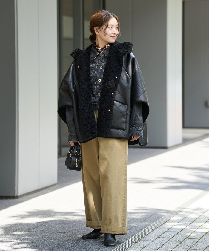 MACKINTOSH/マッキントッシュ 別注 LYNESS ポンチョボアコート MACKINTOSH/マッキントッシュ 別注 LYNESS ポンチョボアコート
