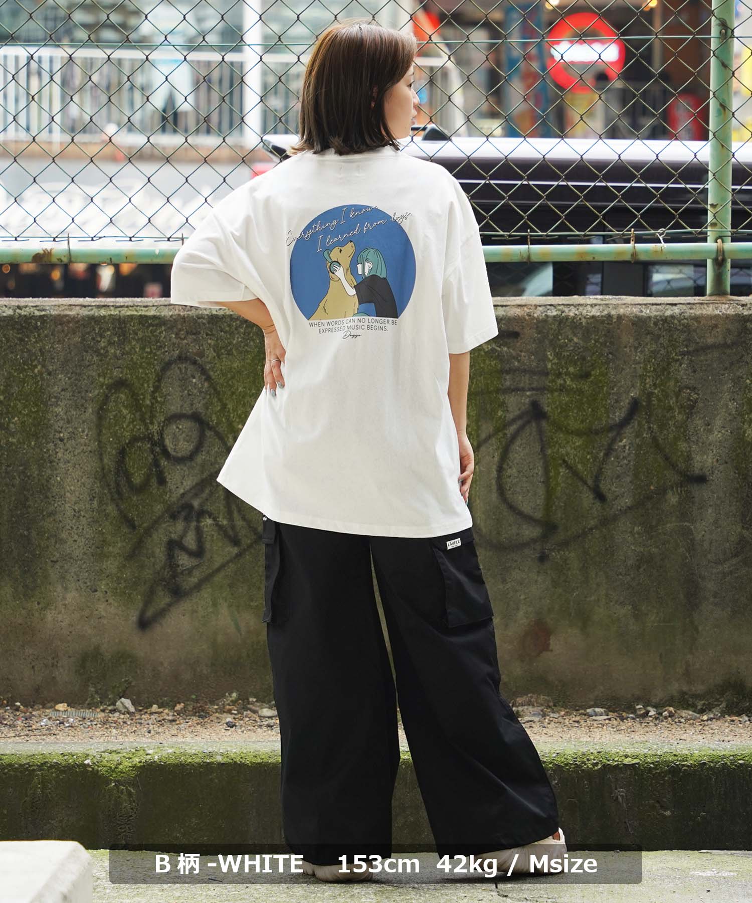 ワンフォークロージング 1111clothing バックプリント tシャツ ワンフォークロージング 1111clothing バックプリント tシャツ