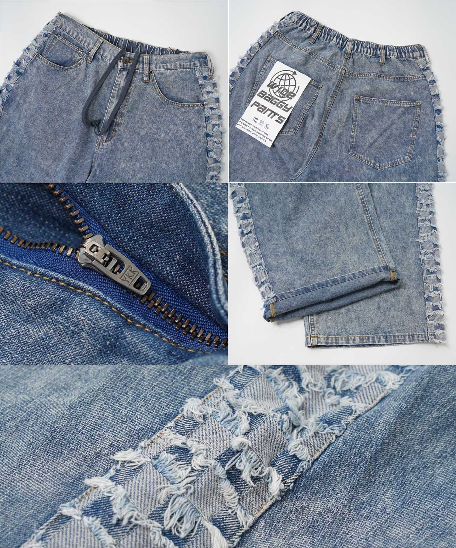 セール】ワンフォークロージング 1111clothing ワイドデニム