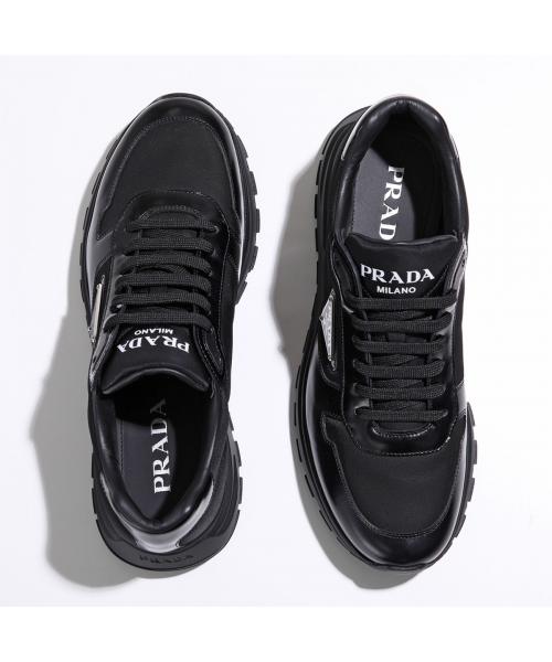 PRADA スニーカー 2EE369 3LF5 Re-Nylon×ブラッシュドレザー PRADA スニーカー 2EE369 3LF5 Re-Nylon×ブラッシュドレザー