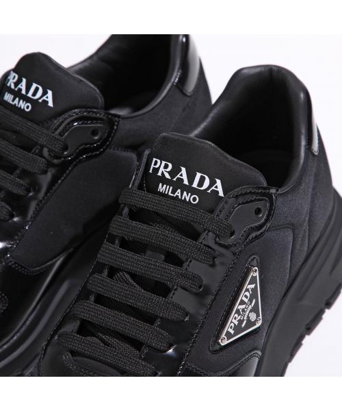 PRADA スニーカー 2EE369 3LF5 Re－Nylon×ブラッシュドレザー