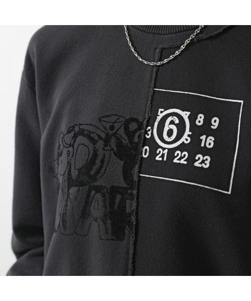 MM6 Maison Margiela トレーナー M グレー・ブラック トップス