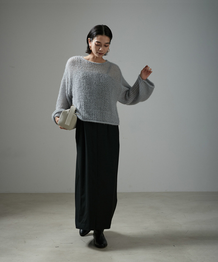セール】【WEB限定】フラッフィシアーニットプルオーバー