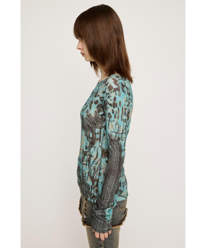 BLURRING LEOPARD CUT トップス(506791727) | スライ(SLY) - d