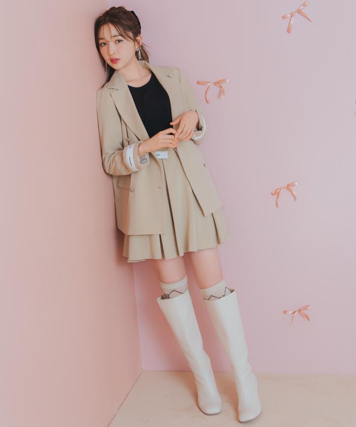 【関税込み】Maisie Wilen マルチカラー Dial Up ミニスカート ラップ風カラーチェックミニスカート | JILL by JILL STUART