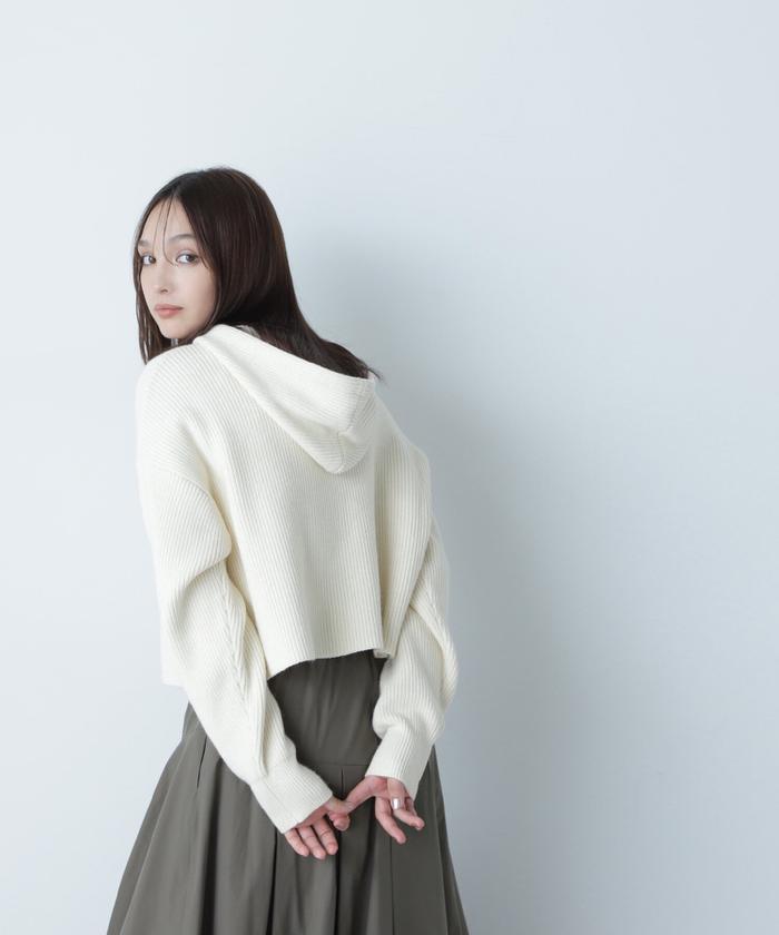 セール】フーディーニットプルオーバー 24AW(506791844