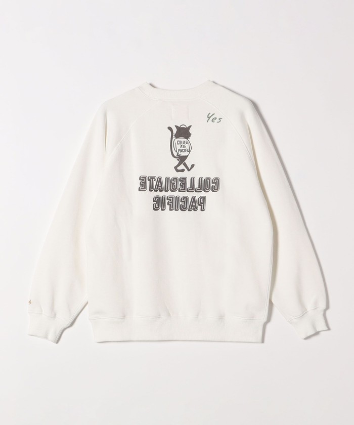 SHIPS any別注Collegiate Pacific プリント&刺繍T SHIPS any別注】Collegiate Pacific: プリント＆刺繍 スウェット