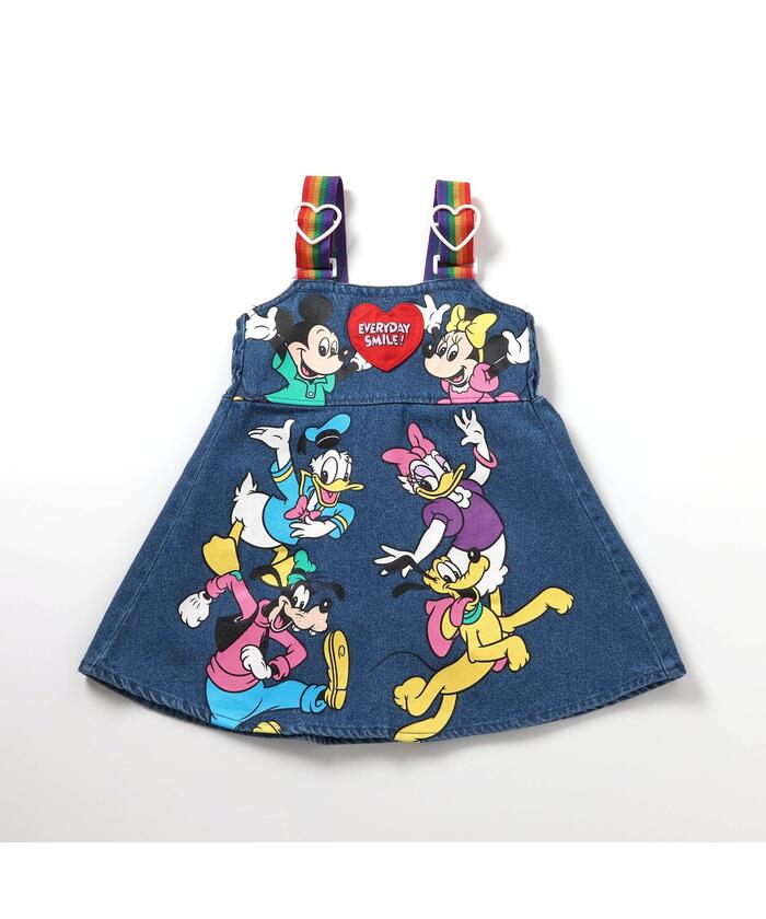 ディズニーキャラクター レインボージャンスカ キッズ服 ディズニーキャラクター レインボージャンスカ(506021121