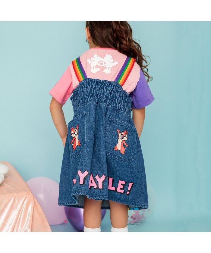 ディズニーキャラクター レインボージャンスカ キッズ服 ディズニーキャラクター レインボージャンスカ｜エフオー