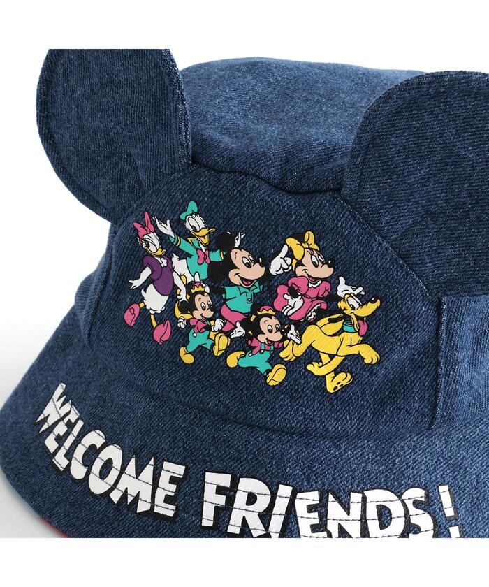 Duffy and Friends バケットハット 耳付き セール】ディズニーキャラクター 耳付きレインボーバケハ