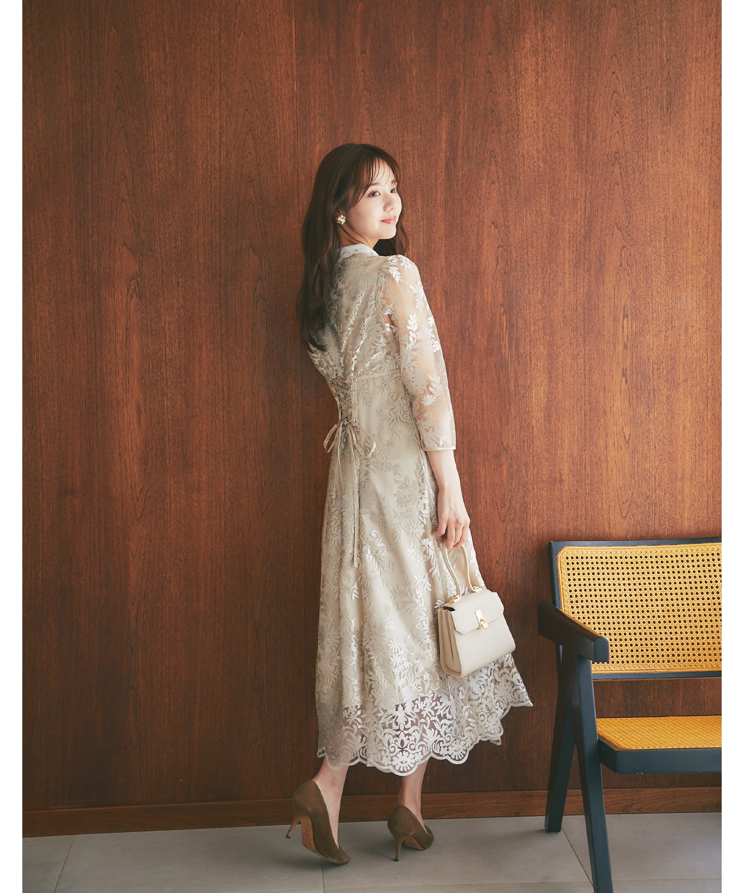トッコクローゼット tocco closet 取り外し可能な立体フラワー襟 トッコクローゼット tocco closet 取り外し可能な立体フラワー襟