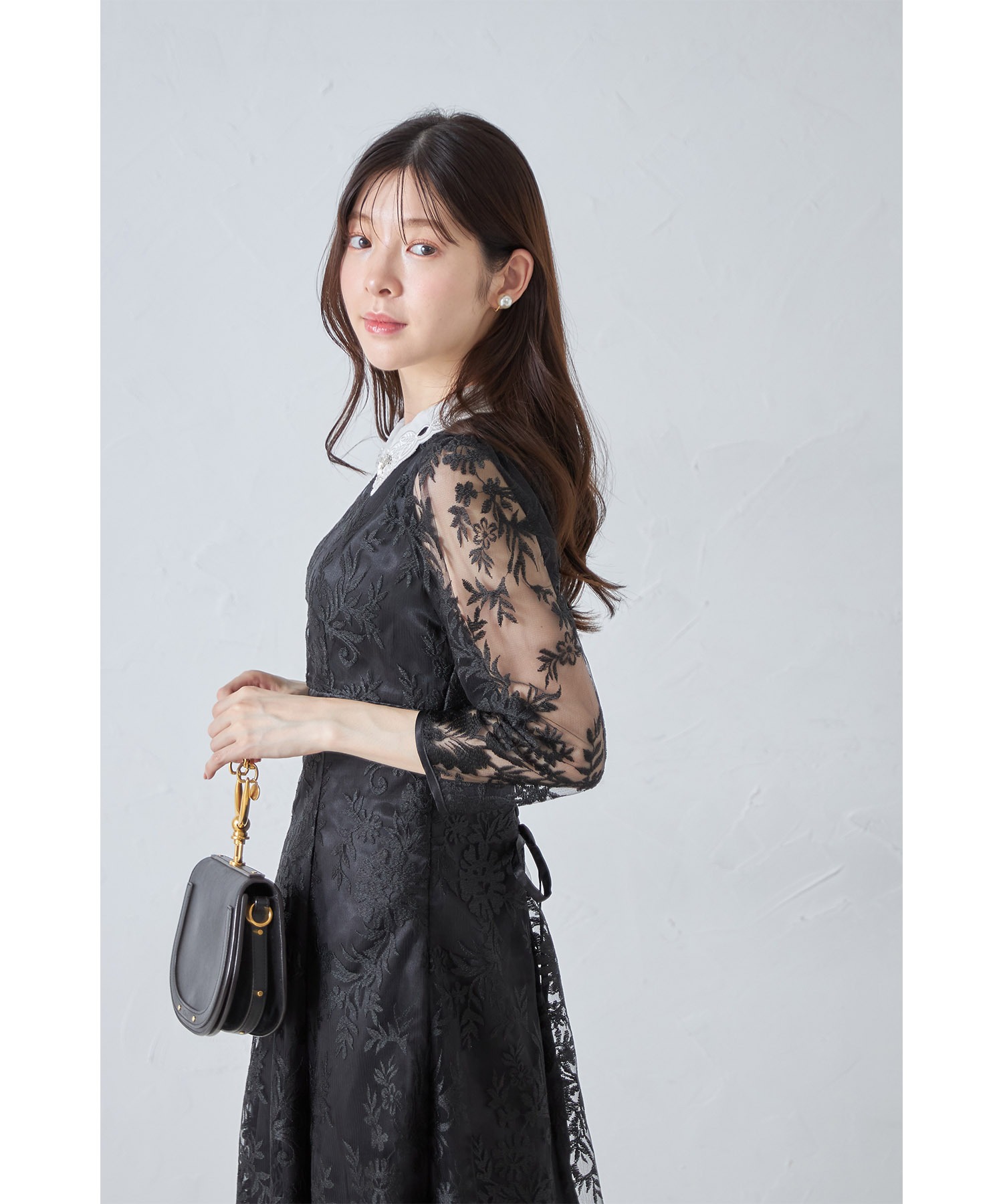 トッコクローゼット tocco closet 取り外し可能な立体フラワー襟 トッコクローゼット tocco closet 取り外し可能な立体フラワー襟