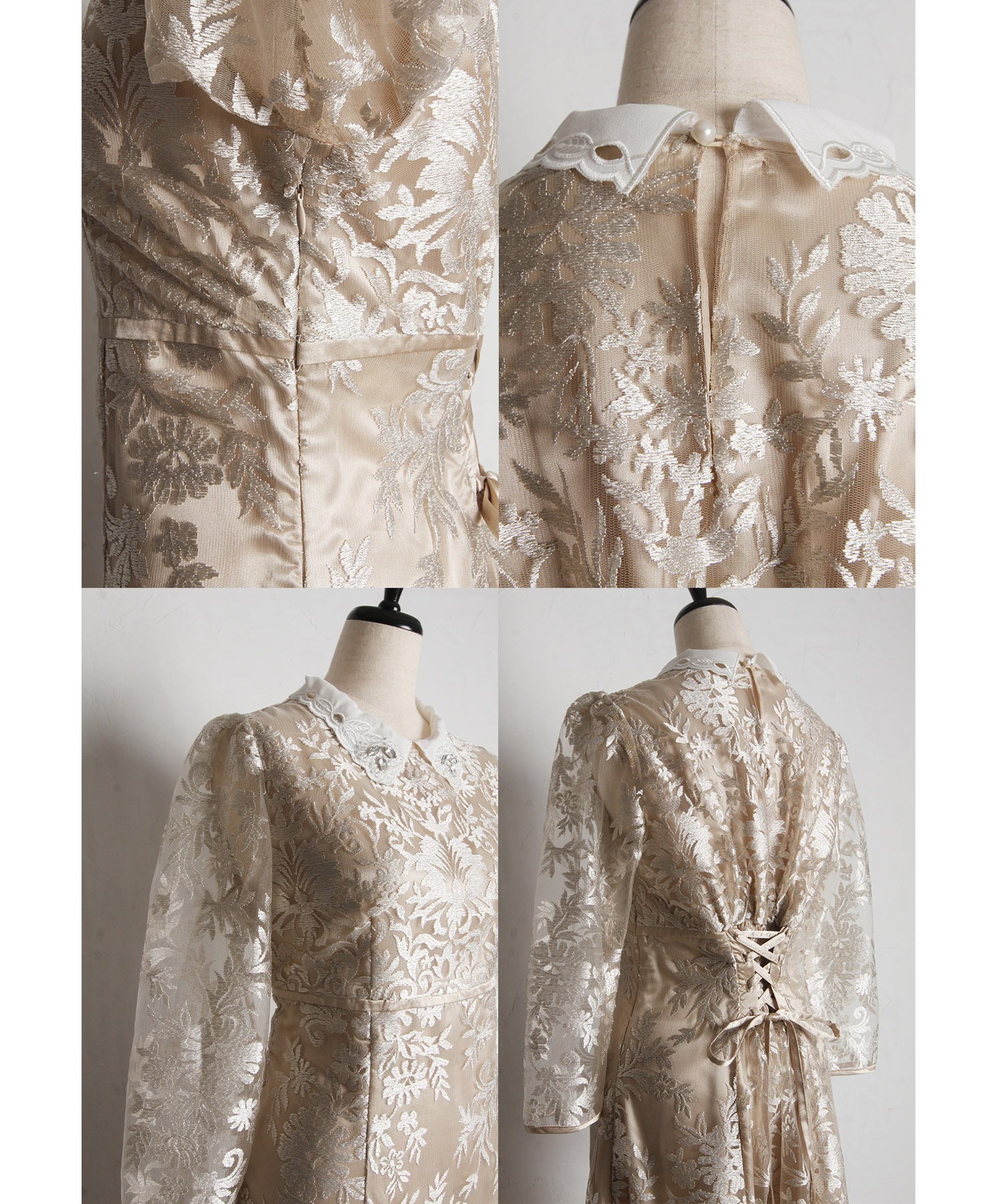 トッコクローゼット tocco closet 取り外し可能な立体フラワー襟 トッコクローゼット tocco closet 取り外し可能な立体フラワー襟
