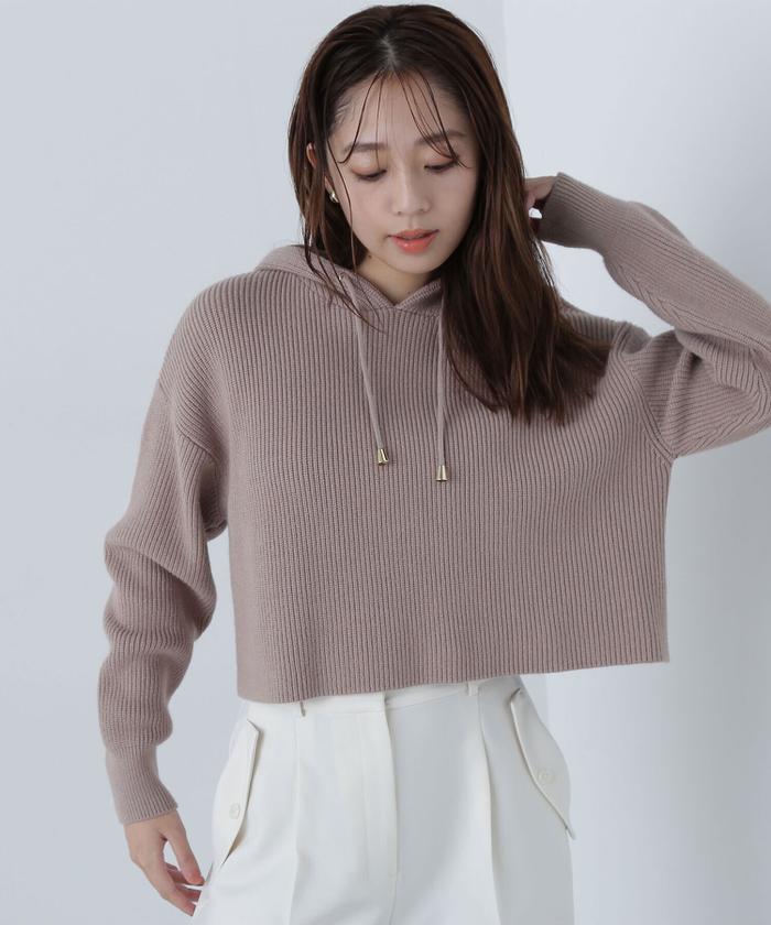 フーディーニットプルオーバー　24AW セール】フーディーニットプルオーバー 24AW(506791844