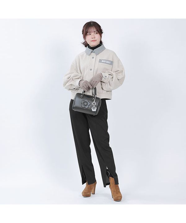 マリークワント MARY QUANT ビーズインデイジー バッグチャーム