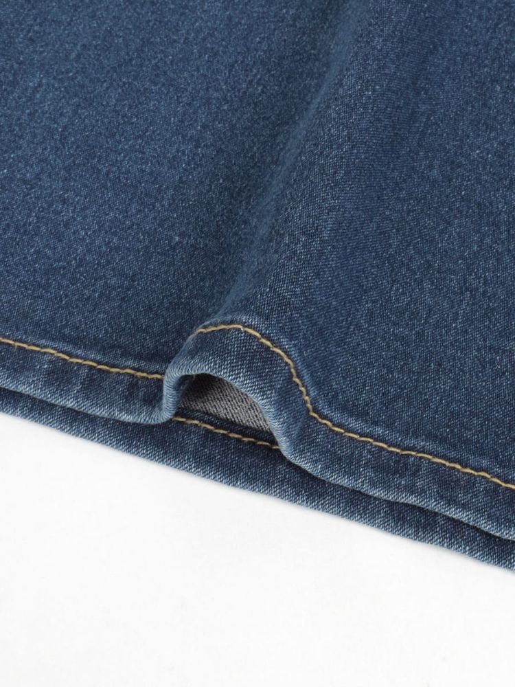 セール】ヴァン Vin ドロストデニムストレッチワイドパンツ