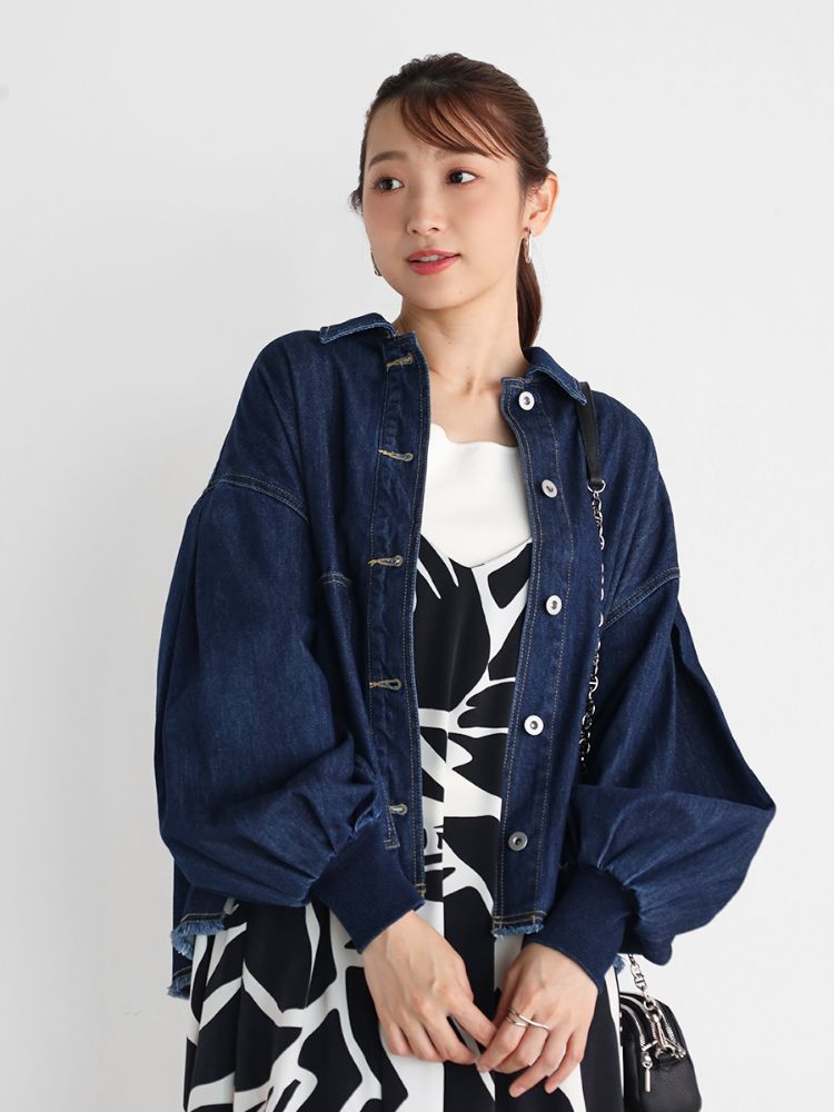 ヤマダヤ vin ヴァン ボリュームスリーブデニムジャケット クーポン】【セール10%OFF】ヴァン Vin ボリュームスリーブ