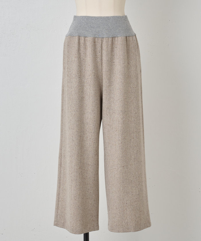 Beardsley ビアズリー カラーネップツイードパンツ ベージュ サイズ1 BEARDSLEY / ビアズリー 《3サイズ展開》カラーネップツイード