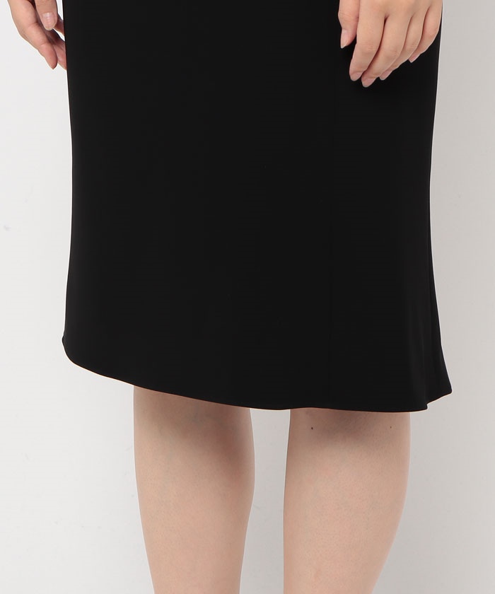Theory 24SS Admiral Crepe マーメイド ワンピース 紺 Admiral Crepe Flared Dress | Theory