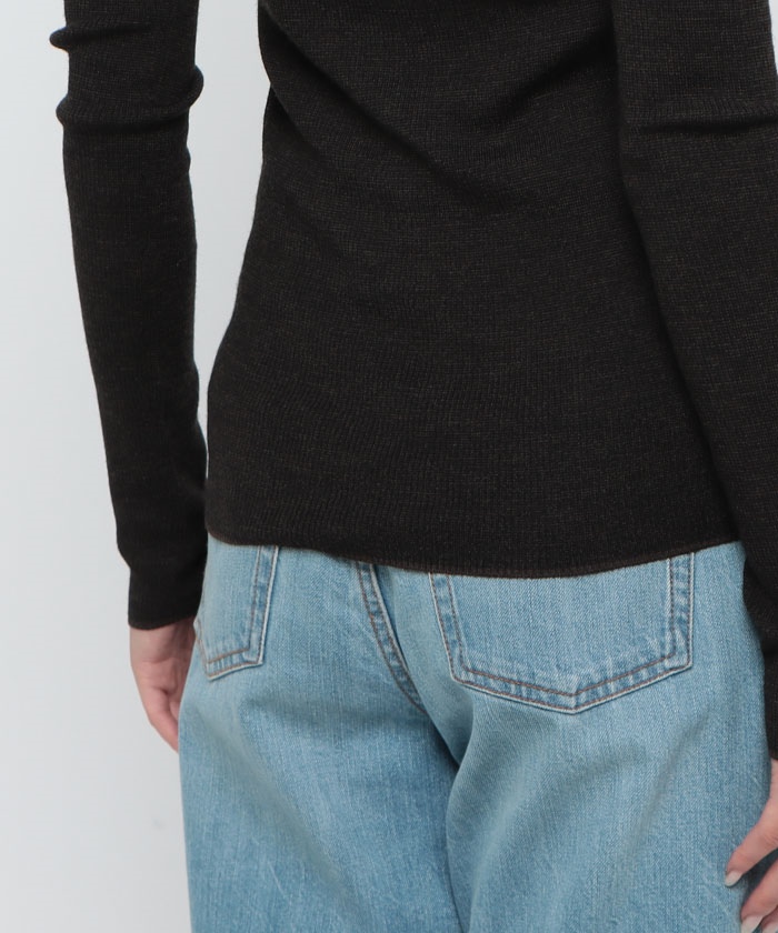 セオリー Theory REGAL WOOL CROP CARDI S （ブラウン系） セオリー Theory REGAL WOOL CROP CARDI S （ブラウン系