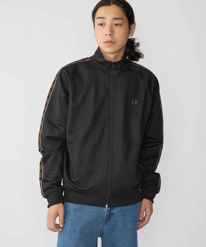 FRED PERRY トラックジャケット S 黒 - メルカリ