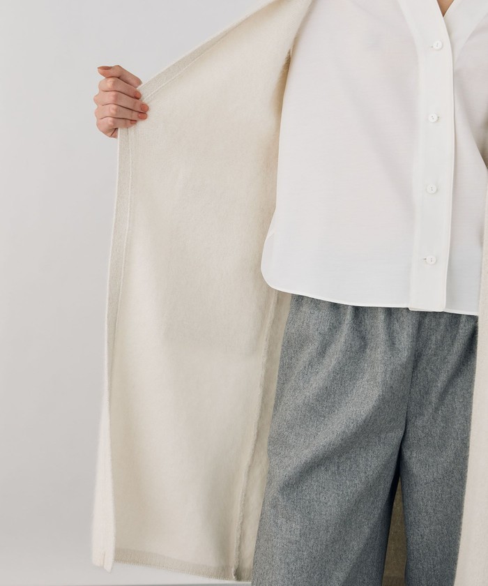 【DES PRES】フォックスカシミヤ ロングジレ セール】フォックスカシミヤ ロングジレ(506833170) | DES PRES