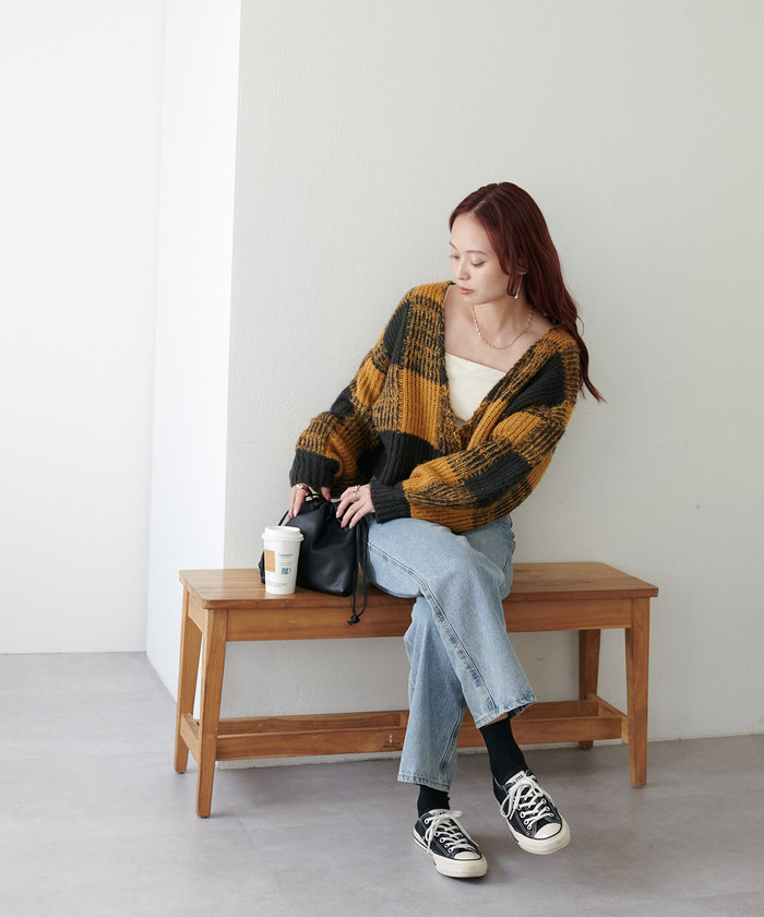 Discoat - 【タグ付き新品】ディスコート 前後2WAY チェック