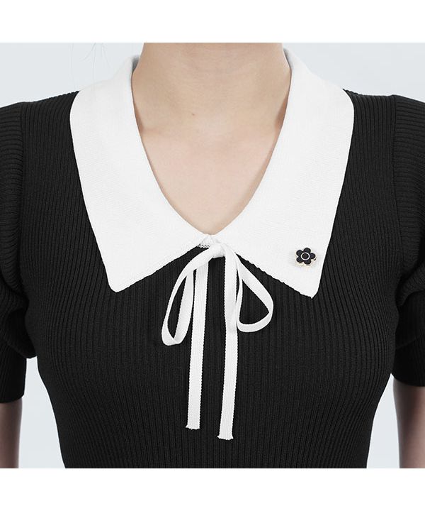 美品　MARY QUANT エポデイジーマーメイドニット ワンピース 美品 MARY QUANT エポデイジーマーメイドニット ワンピース