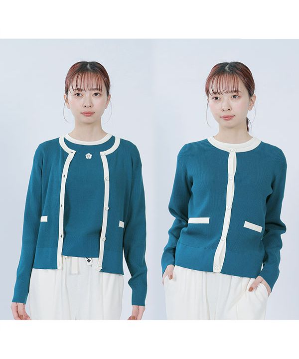 マリークワント MARY QUANT バイカラーエポデイジー
