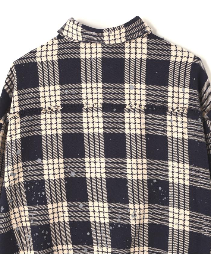セール】DankeSchon/ダンケシェーン/DAMAGE FLANNEL CHECK