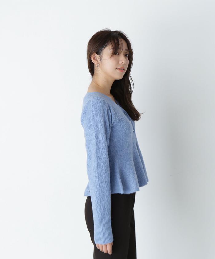 セール】リンクスペプラムカーディガン 24AW(506791854