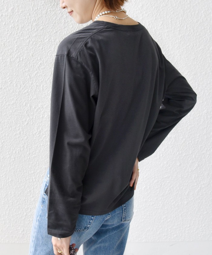 WEB限定】バリエーション ロゴ プリント ロングスリーブ TEE