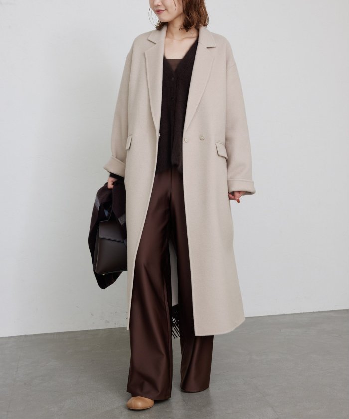 SLOBE IENA｜souple woolダブルフェイスチェスターコート