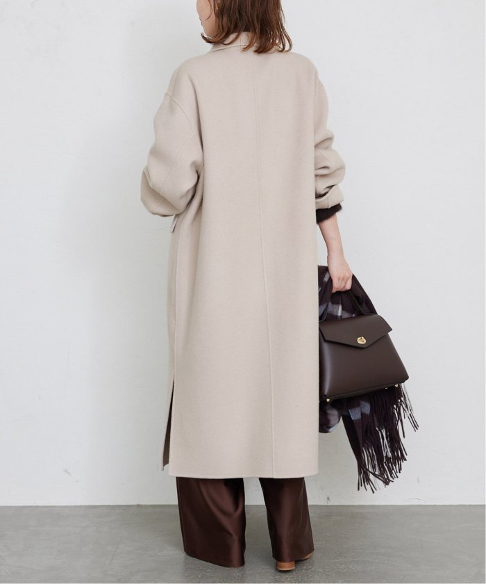 SLOBE IENA｜souple woolダブルフェイスチェスターコート