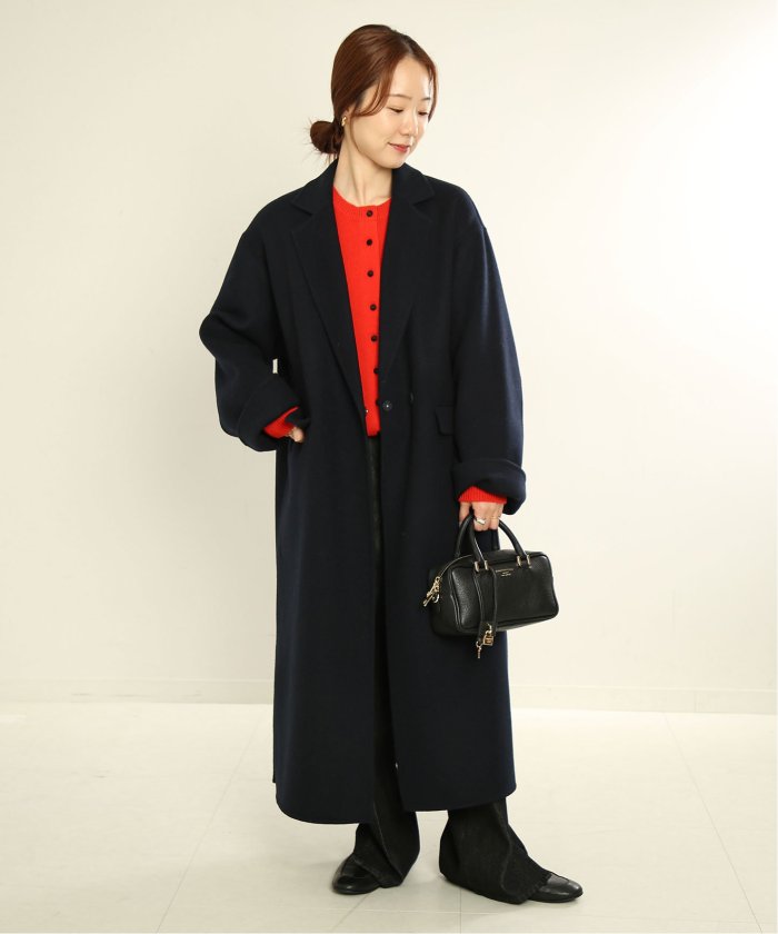 SLOBE IENA｜《追加》souple woolダブルフェイススタンドコート
