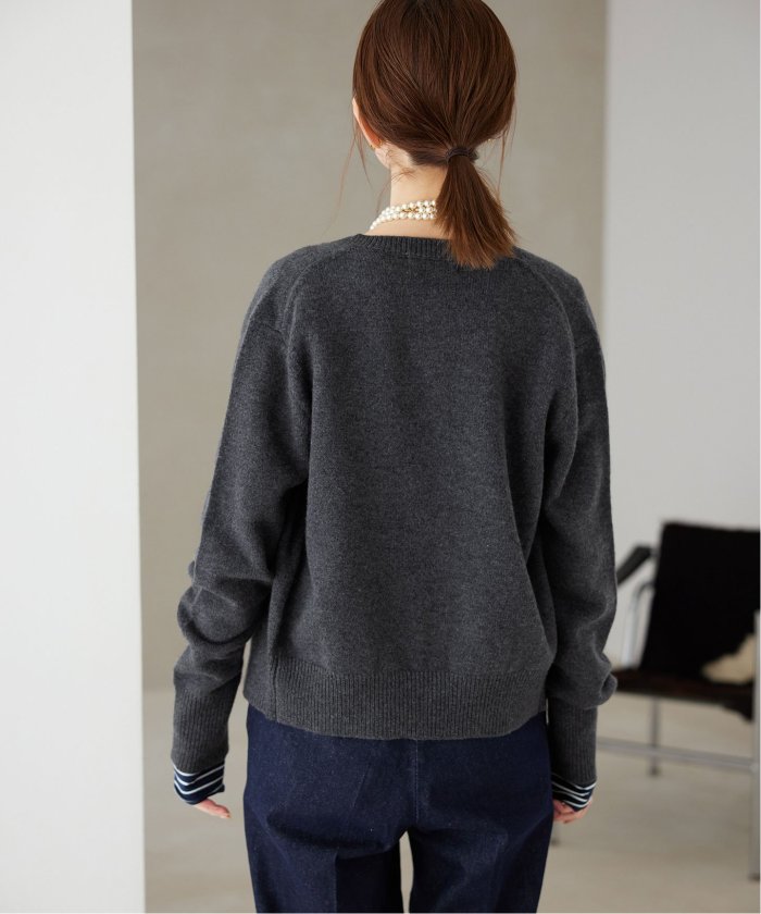 セール 30%OFF】echecs クルーネックカーディガン(506834399