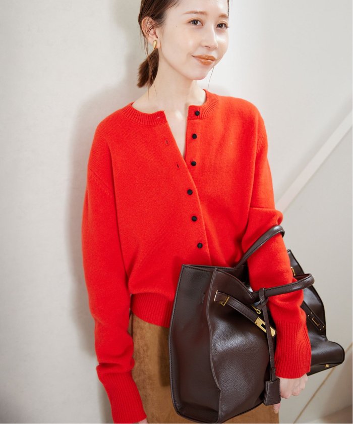 セール 30%OFF】echecs クルーネックカーディガン(506834399