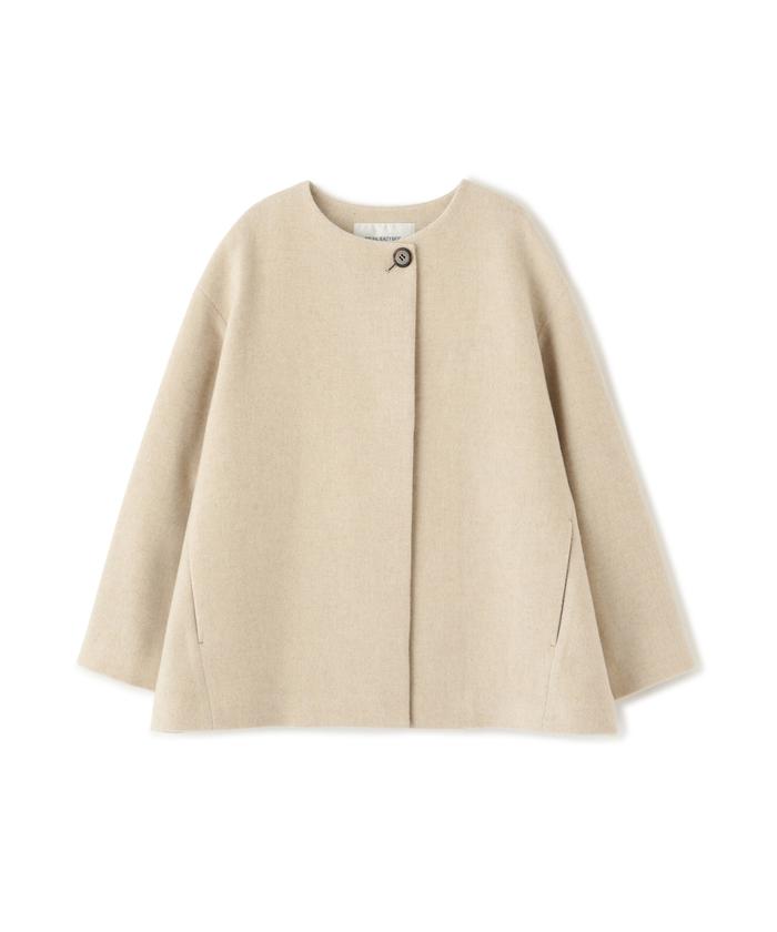 カシミヤブレンドハーフコート 24AW(506514594) | ナチュラル