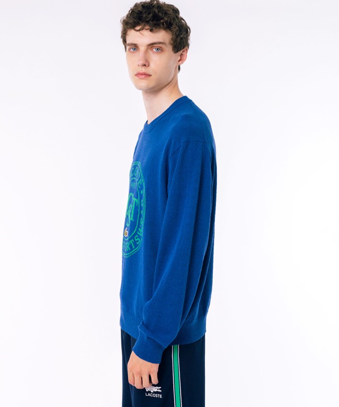 Lacoste アスレチックスニカ003 49SFA00110 18C ラコステ LACOSTE アーガイルニットソックス(506846151