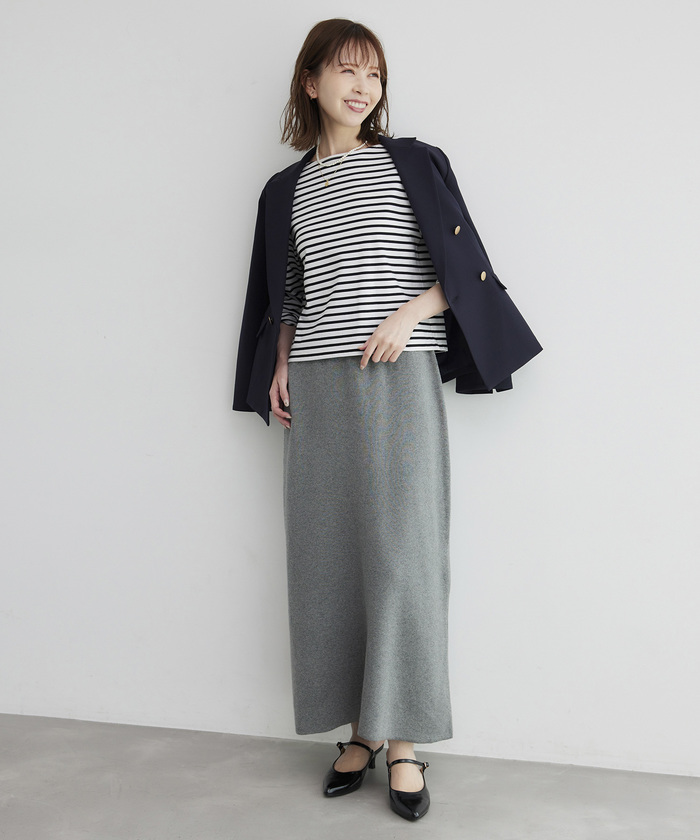 セール 30%OFF】【emur/エミュール】スウェットライクニット
