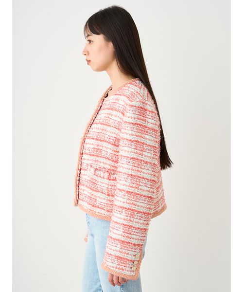 経典 セール 50%OFF】ミックスツイードジャケット(506836699 ジャケット・アウター