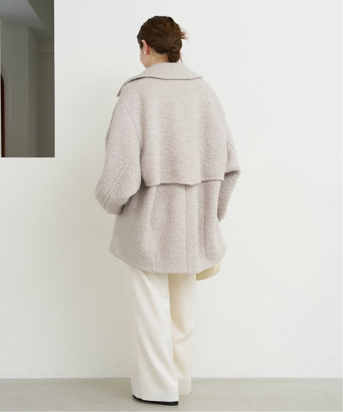 セール 30%OFF】ループインレイ ショートコート(506836756 セール 30%OFF】ループインレイ ショートコート(506836756